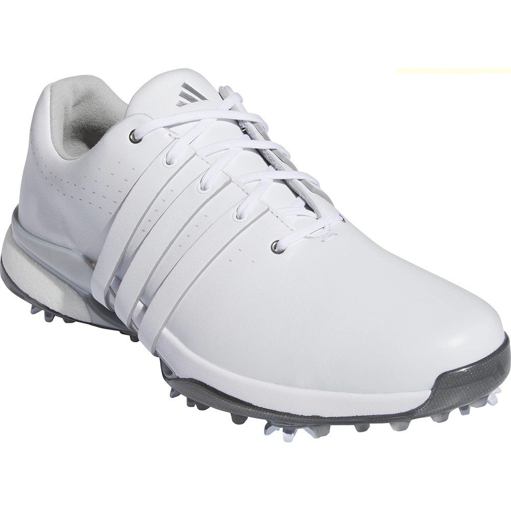 Adidas Men's Tour360 25 SL Golf Shoes White/Silver - Maple Hill Golf